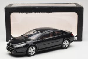 Peugeot 407 Coupé Svart Norev 1:18 184752 Metall — bild 8 av 8