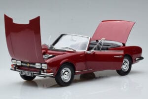 Peugeot 504 Cabriolet Röd Norev 1:18 184818 Metall — bild 2 av 8