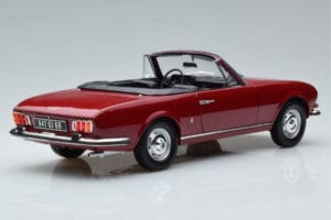 Peugeot 504 Cabriolet Röd Norev 1:18 184818 Metall — bild 3 av 8