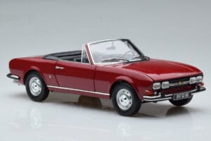 Peugeot 504 Cabriolet Röd Norev 1:18 184818 Metall — bild 6 av 8