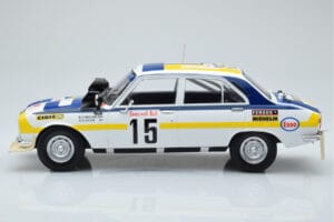 Peugeot 504 Ti #15 B. Consten Rally Morocco 1975 IXO 1:18 18RMC044C Metall — bild 3 av 6