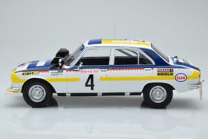Peugeot 504 Ti #4 T. Makinen / H. Liddon Rally Morocco 1975 IXO 1:18 18RMC044B Metall — bild 3 av 6