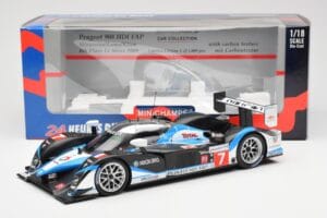 Peugeot 908 HDI FAP LMP1 #7 N. Minassian / P. Lamy / C. Klien 6th Place 24 Hours of Le Mans 2009 Minichamps 1:18 150091207 Me — bild 6 av 6