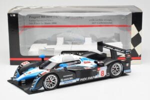 Peugeot 908 HDI FAP LMP1 #8 M. Lamy / S. Sarrazin / A. Wurz 5th Place 24 Hours of Le Mans 2008 Minichamps 1:18 150081208 Meta — bild 6 av 6