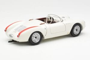 Porsche 550 Spyder 70-Års Edition Vit Schuco 1:18 450033300 Metall — bild 3 av 8