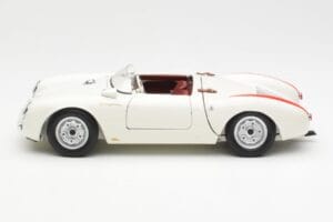 Porsche 550 Spyder 70-Års Edition Vit Schuco 1:18 450033300 Metall — bild 4 av 8