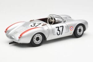 Porsche 550 RS Spyder #37 H. Polensky / R. von Frankenberg 24 Hours of Le Mans 1955 Schuco 1:18 450033400 Metall — bild 3 av 8