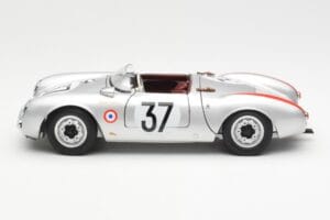 Porsche 550 RS Spyder #37 H. Polensky / R. von Frankenberg 24 Hours of Le Mans 1955 Schuco 1:18 450033400 Metall — bild 4 av 8