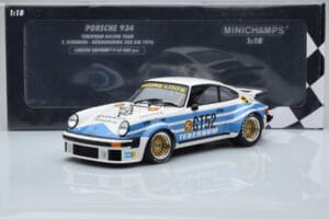 Porsche 911 934 Tebernum Racing Team #52 T. Schenken Nurburgring 300km 1976 Minichamps 1:18 155766452 Metall — bild 6 av 6