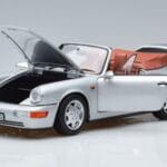 Porsche 911 964 Carrera 2 Cabriolet Silver Norev 1:18 187330 Metall - image 2 of 7