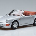 Porsche 911 964 Carrera 2 Cabriolet Silver Norev 1:18 187330 Metall