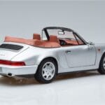 Porsche 911 964 Carrera 2 Cabriolet Silver Norev 1:18 187330 Metall - image 3 of 7