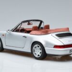 Porsche 911 964 Carrera 2 Cabriolet Silver Norev 1:18 187330 Metall - image 6 of 7