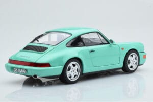 Porsche 911 964 Carrera 2 Mint Grön Norev 1:18 187327 Metall — bild 4 av 8