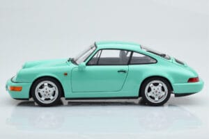 Porsche 911 964 Carrera 2 Mint Grön Norev 1:18 187327 Metall — bild 5 av 8