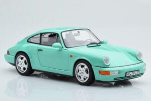 Porsche 911 964 Carrera 2 Mint Grön Norev 1:18 187327 Metall — bild 6 av 8