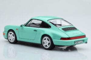 Porsche 911 964 Carrera 2 Mint Grön Norev 1:18 187327 Metall — bild 7 av 8