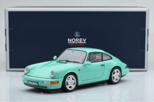 Porsche 911 964 Carrera 2 Mint Grön Norev 1:18 187327 Metall — bild 8 av 8