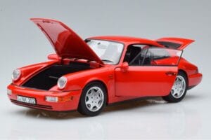 Porsche 911 964 Carrera 2 Röd Norev 1:18 187320 Metall — bild 2 av 7
