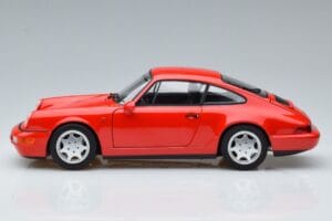 Porsche 911 964 Carrera 2 Röd Norev 1:18 187320 Metall — bild 4 av 7