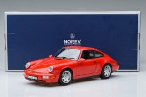 Porsche 911 964 Carrera 2 Röd Norev 1:18 187320 Metall — bild 7 av 7