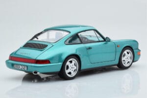 Porsche 911 964 Carrera 2 Wimbledon Grön Norev 1:18 187329 Metall — bild 4 av 8