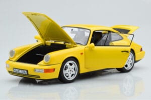 Porsche 911 964 Carrera 2 Gul Norev 1:18 187328 Metall — bild 2 av 8