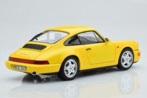 Porsche 911 964 Carrera 2 Gul Norev 1:18 187328 Metall — bild 4 av 8
