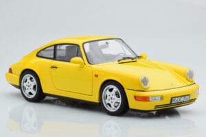 Porsche 911 964 Carrera 2 Gul Norev 1:18 187328 Metall — bild 6 av 8