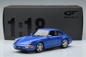 Porsche 911 964 Carrera RS 3.6 Blå GT Spirit 1:18 GT887 Resin — bild 6 av 6