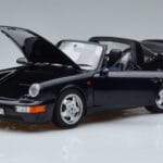 Porsche 911 964 Carrera 4 Targa Blå Norev 1:18 187340 Metall - image 2 of 8