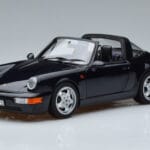 Porsche 911 964 Carrera 4 Targa Blå Norev 1:18 187340 Metall