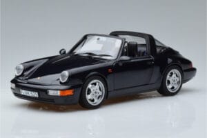 Porsche 911 964 Carrera 4 Targa Blå Norev 1:18 187340 Metall