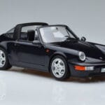Porsche 911 964 Carrera 4 Targa Blå Norev 1:18 187340 Metall - image 6 of 8