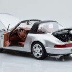 Porsche 911 964 Carrera 4 Targa Polar Silver Norev 1:18 - image 3 of 9
