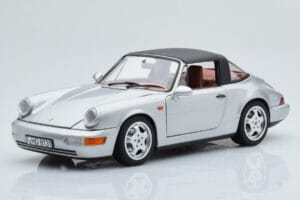 Porsche 911 964 Carrera 4 Targa Polar Silver Norev 1:18 187342 Metall — bild 4 av 9