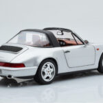 Porsche 911 964 Carrera 4 Targa Polar Silver Norev 1:18 - image 5 of 9