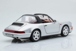 Porsche 911 964 Carrera 4 Targa Polar Silver Norev 1:18 187342 Metall — bild 5 av 9