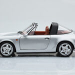 Porsche 911 964 Carrera 4 Targa Polar Silver Norev 1:18 - image 6 of 9
