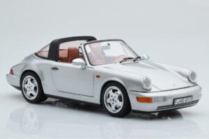 Porsche 911 964 Carrera 4 Targa Polar Silver Norev 1:18 187342 Metall — bild 7 av 9
