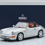 Porsche 911 964 Carrera 4 Targa Polar Silver Norev 1:18 - image 9 of 9