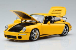 Porsche 911 964 RUF CTR Anniversary Blossom Gul Almost Real 1:18 880301 Metall — bild 2 av 8