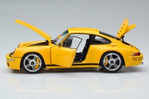 Porsche 911 964 RUF CTR Anniversary Blossom Gul Almost Real 1:18 880301 Metall — bild 4 av 8