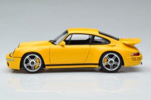 Porsche 911 964 RUF CTR Anniversary Blossom Gul Almost Real 1:18 880301 Metall — bild 5 av 8