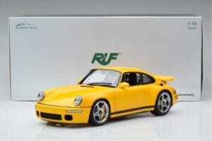 Porsche 911 964 RUF CTR Anniversary Blossom Gul Almost Real 1:18 880301 Metall — bild 8 av 8
