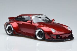Porsche 911 964 RWB Duck Tail Candy Apple GT Spirit 1:18 GT759 Resin — bild 4 av 6
