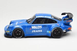 Porsche 911 964 RWB Osho Arrow Blå GT Spirit 1:18 GT448 Resin — bild 3 av 6