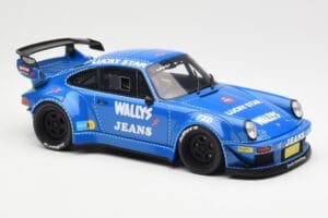 Porsche 911 964 RWB Osho Arrow Blå GT Spirit 1:18 GT448 Resin — bild 4 av 6