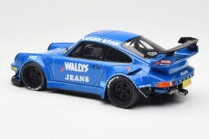 Porsche 911 964 RWB Osho Arrow Blå GT Spirit 1:18 GT448 Resin — bild 5 av 6