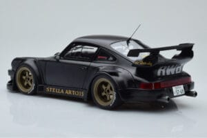 Porsche 911 964 RWB Stella Artois Svart GT Spirit 1:18 GT421 Resin — bild 5 av 6